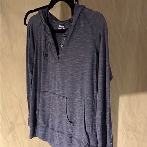 Gently used Columbia hoodie navy heather